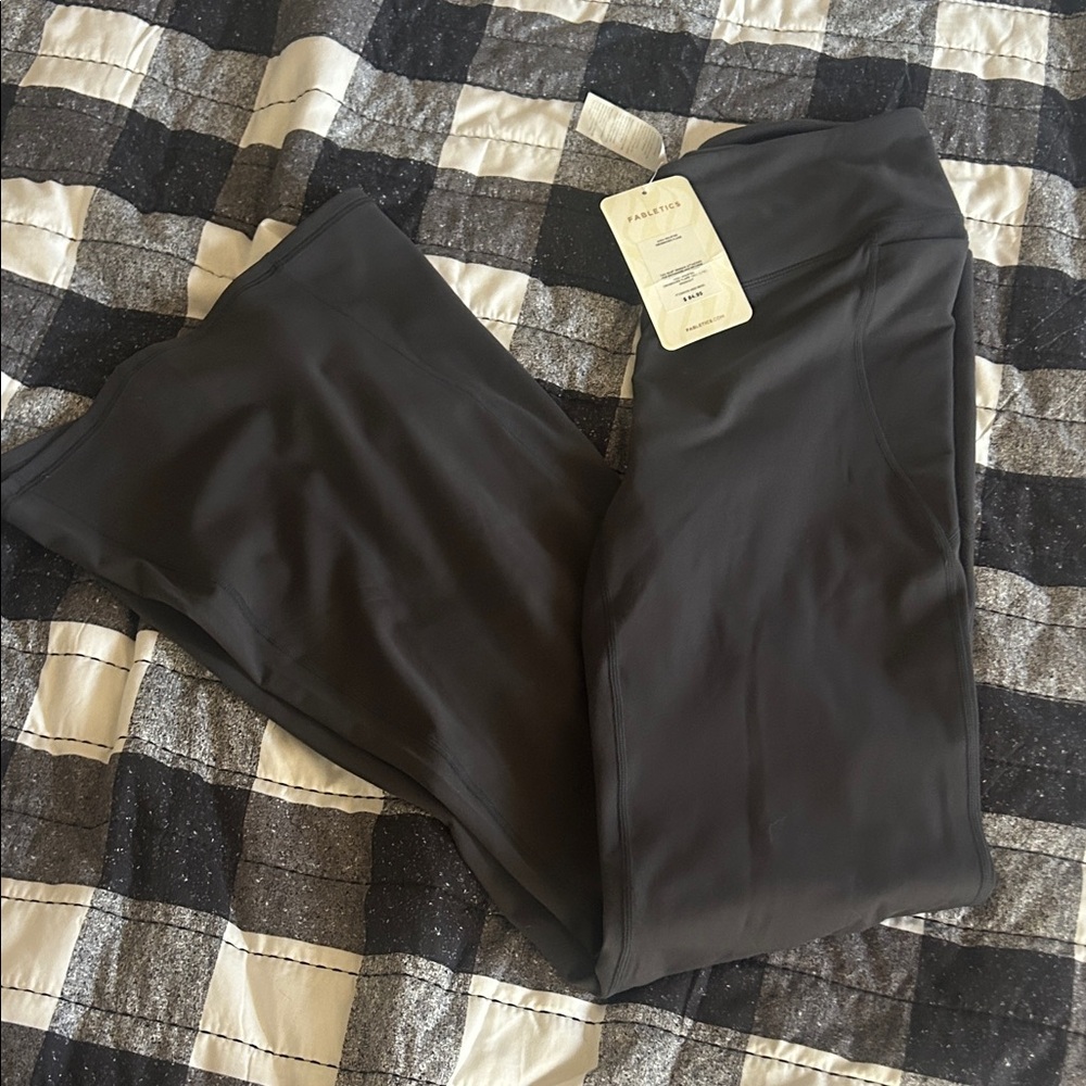 Fabletics Oasis PureLuxe High-Waisted Crossover Flare Large Tall